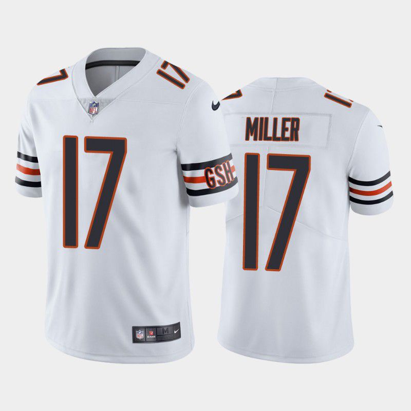 Men Chicago Bears #17 Anthony Miller Nike White Limited Player NFL Jersey